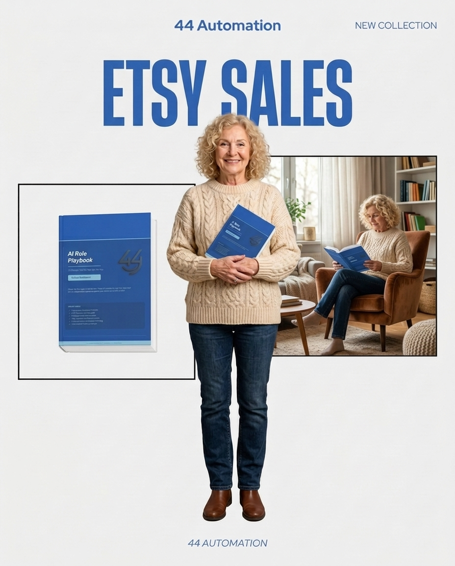 AI Role Playbook: Etsy Shop Owner- 30 Copy-Paste AI Prompts That Give You Back 10 Hours a Week
